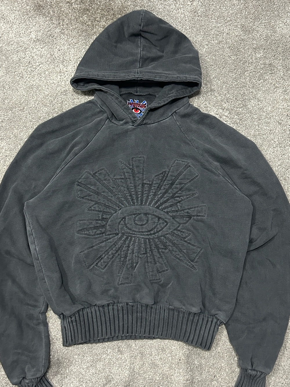 House Of Errors Grey Eye Hoodie